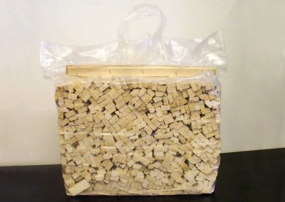 Anheizholz in PE-Tasche, 6 kg