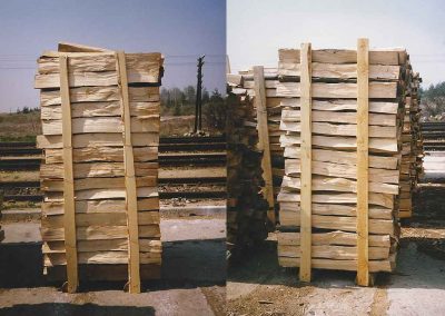Brennholz auf 2 m Paletten – 1 m lang, standardmäßig gespalten